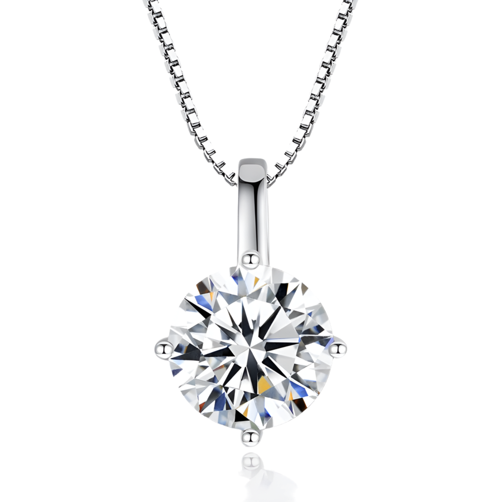 925 Silver 1CT Moissanite Pendant "Kaylee" Necklace