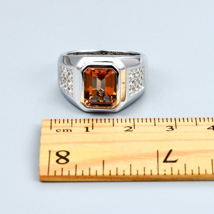 925 Silver 3Ct Zultanite Solid Men Ring