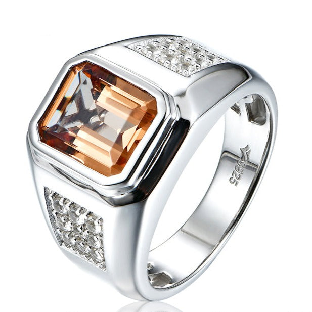 925 Silver 3Ct Zultanite Solid Men Ring