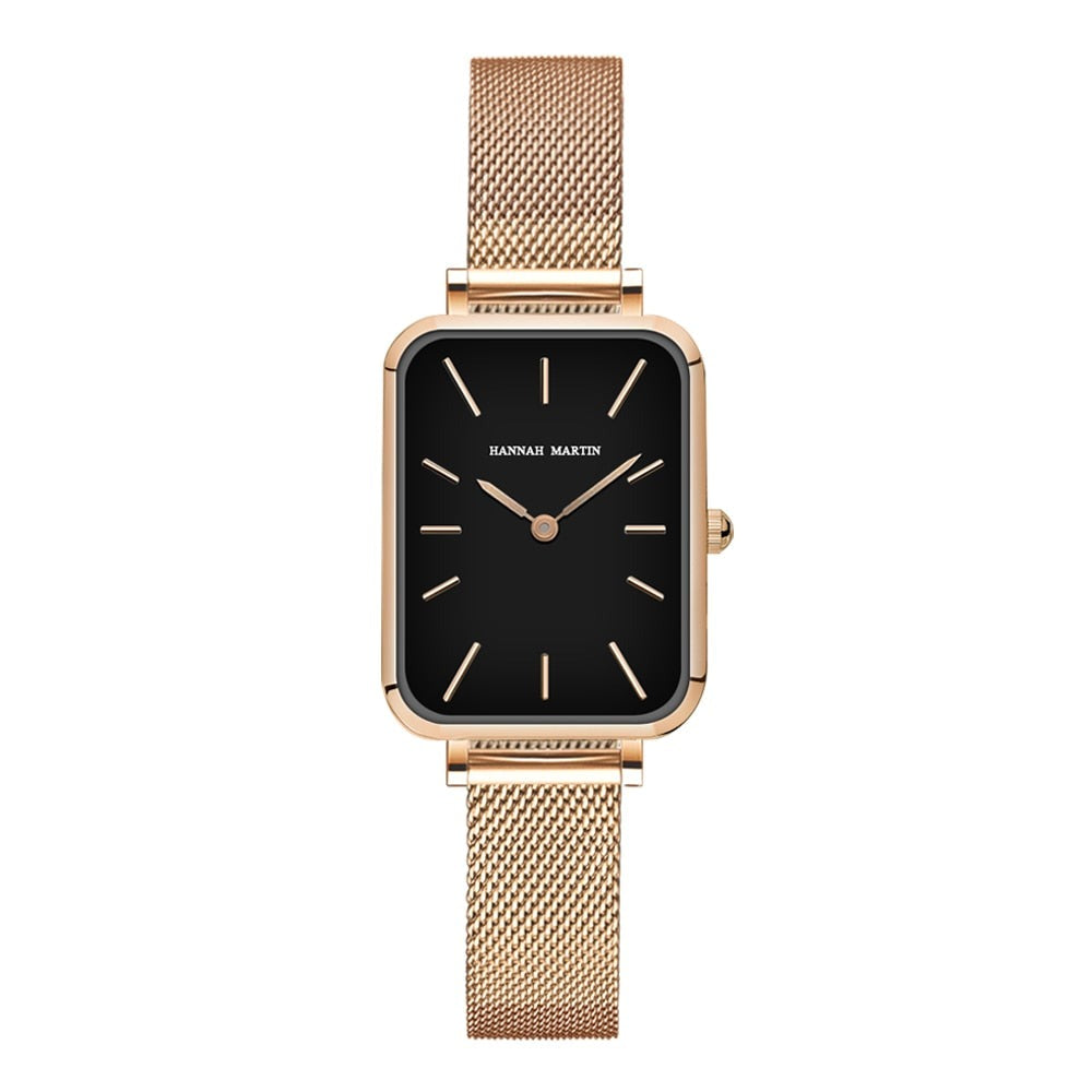 Rectangle Ultrathin Nordic Bauhaus Wristwatch