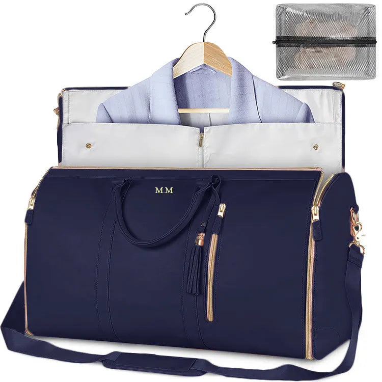 2024 Trending New Women's Large PU Folding Suit Travel Bag