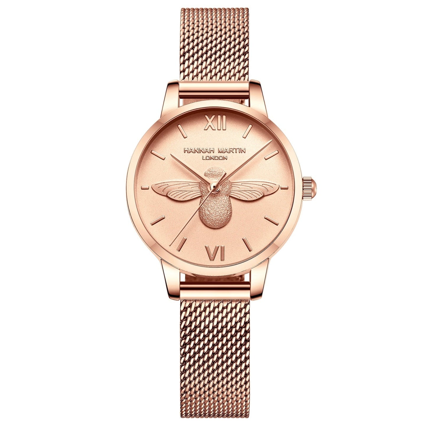 3D Engraved Bee Dial Women Dress Watch