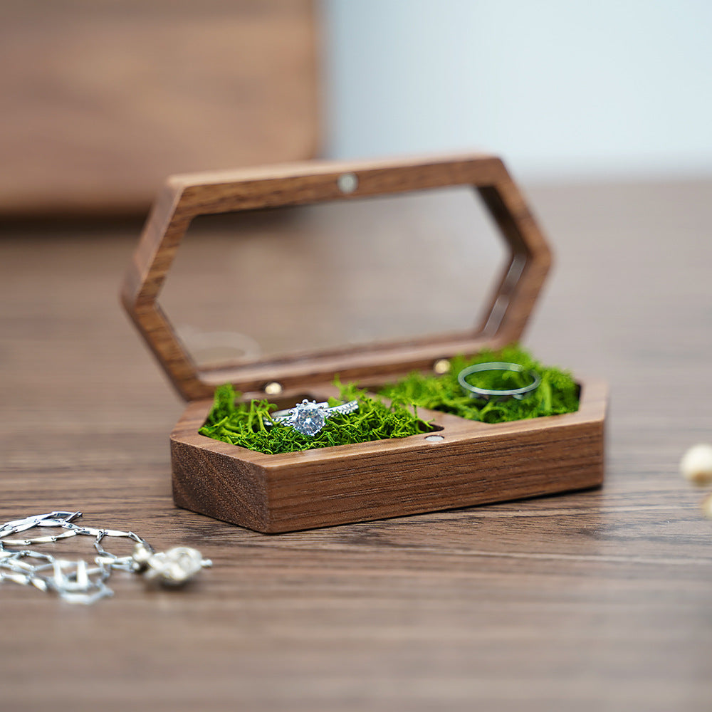 Walnut Wood Jewelry Display