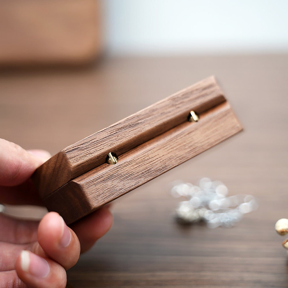 Walnut Wood Jewelry Display