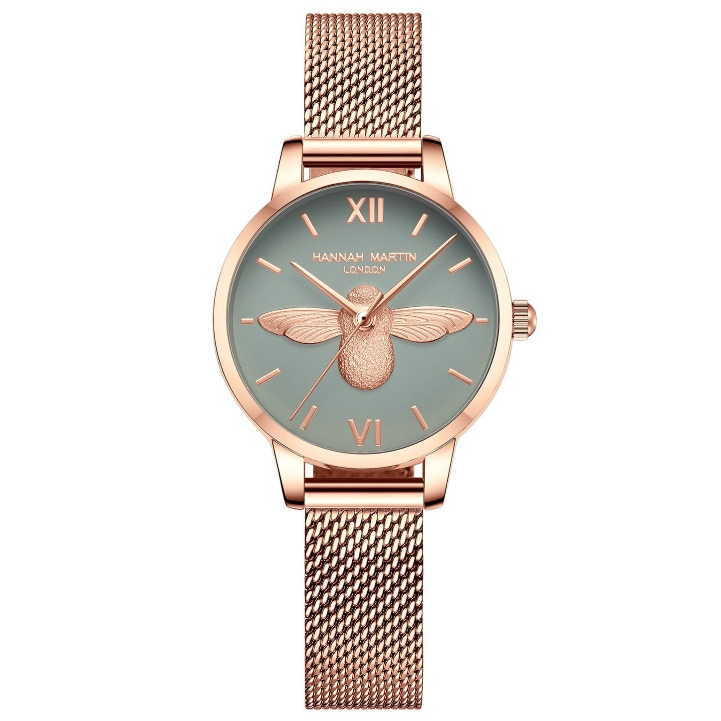 3D Engraved Bee Dial Women Dress Watch