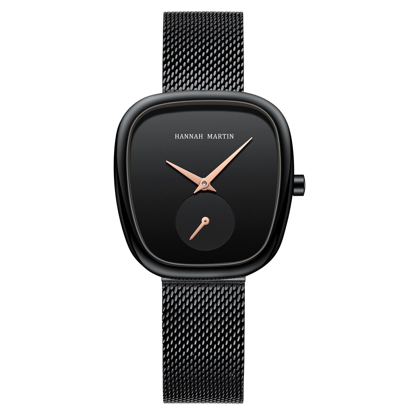 Tonneau Design Casual Wristwatch - FULL BLACK DESIGN